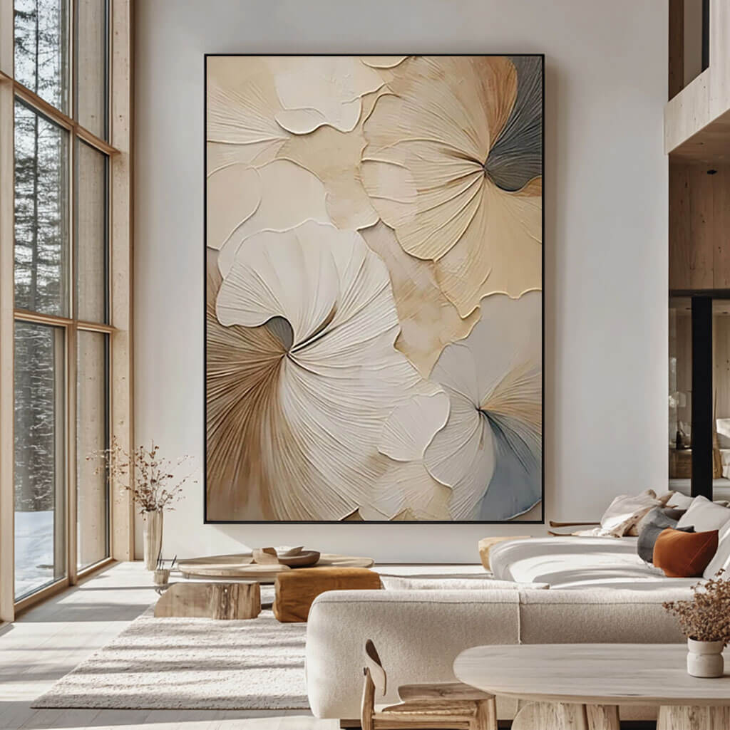 Stunning Wall Hung Textured Art Pieces For Small Apartments image