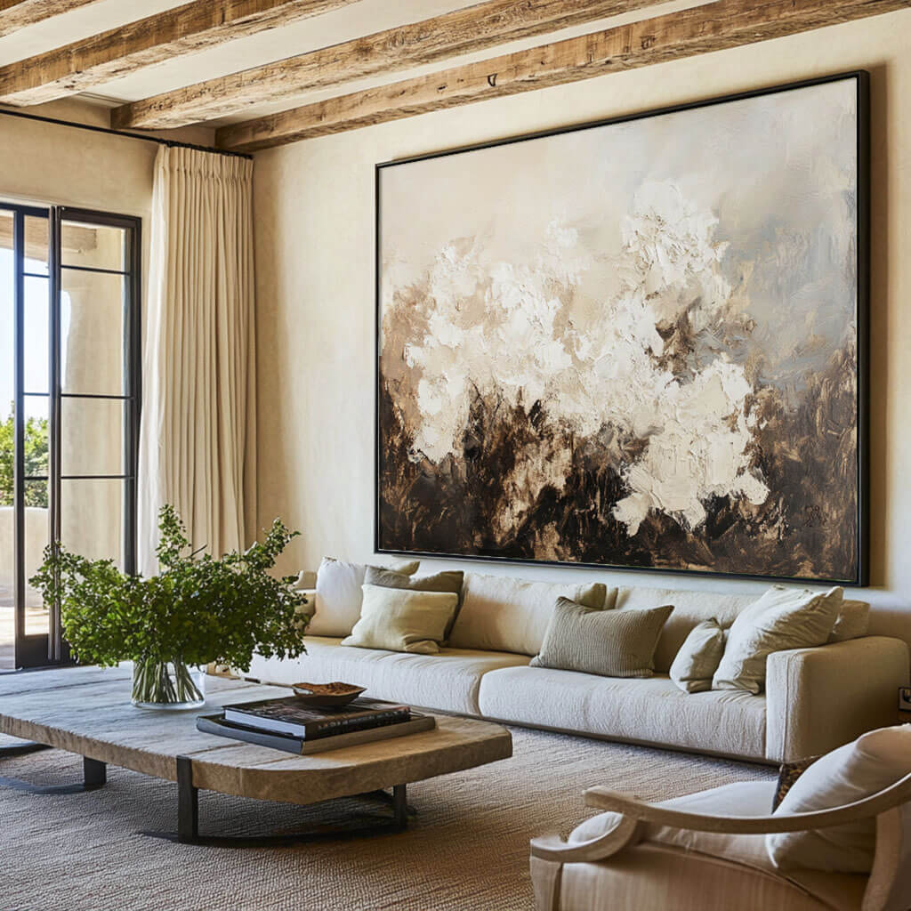 The Timeless Charm of Textured Wall Art in Modern Interiors – Huesartlab