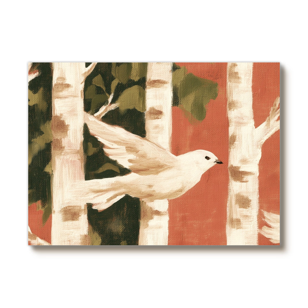Autumn Messenger nature artwork with autumn inspired forms