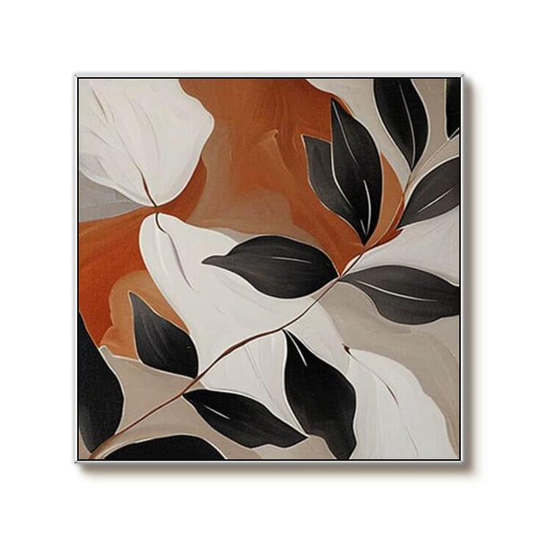 Modern Botanical Canvas Art Painting - Autumn Whispers - Hues Art Lab