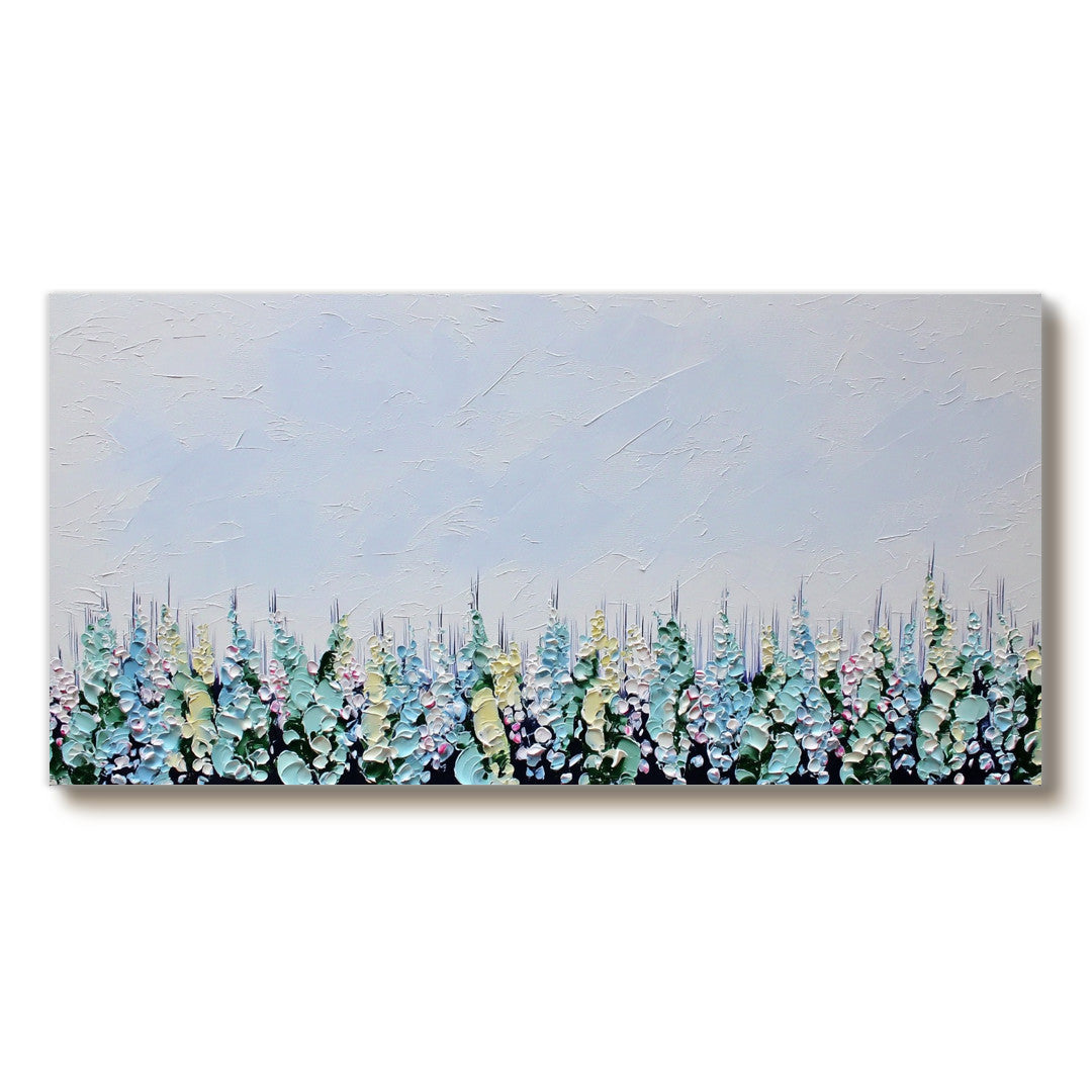 Boundary Line of the Flower Sea floral field artwork with blooming color