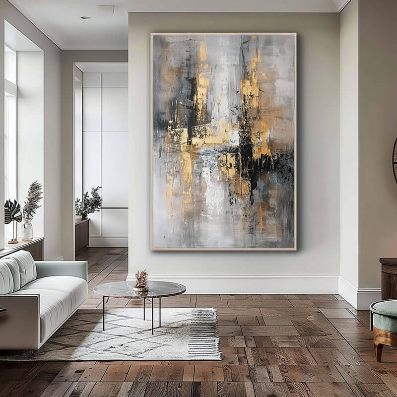 Modern Abstract Wall Art Painting - Celebration - Hues Art Lab