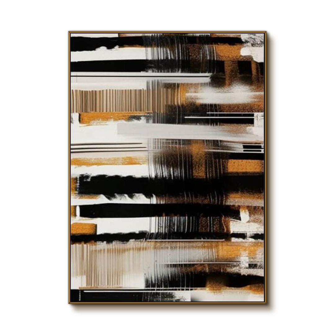 Contemporary Abstract Wall Art Painting - Chromatic Entropy - Hues Art Lab