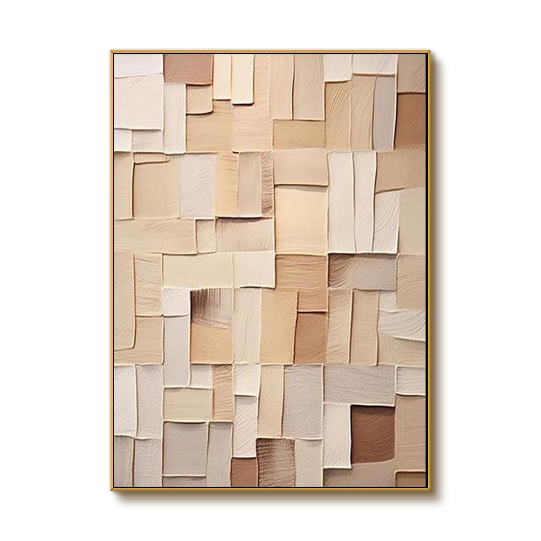 Color Blocks - Large Minimalist Abstract Wall Art - Hues Art Lab