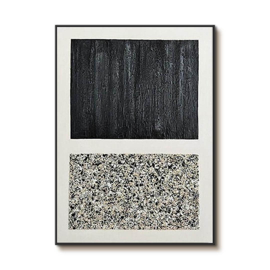 Confrontation - Textured Abstract Wall Art - Hues Art Lab
