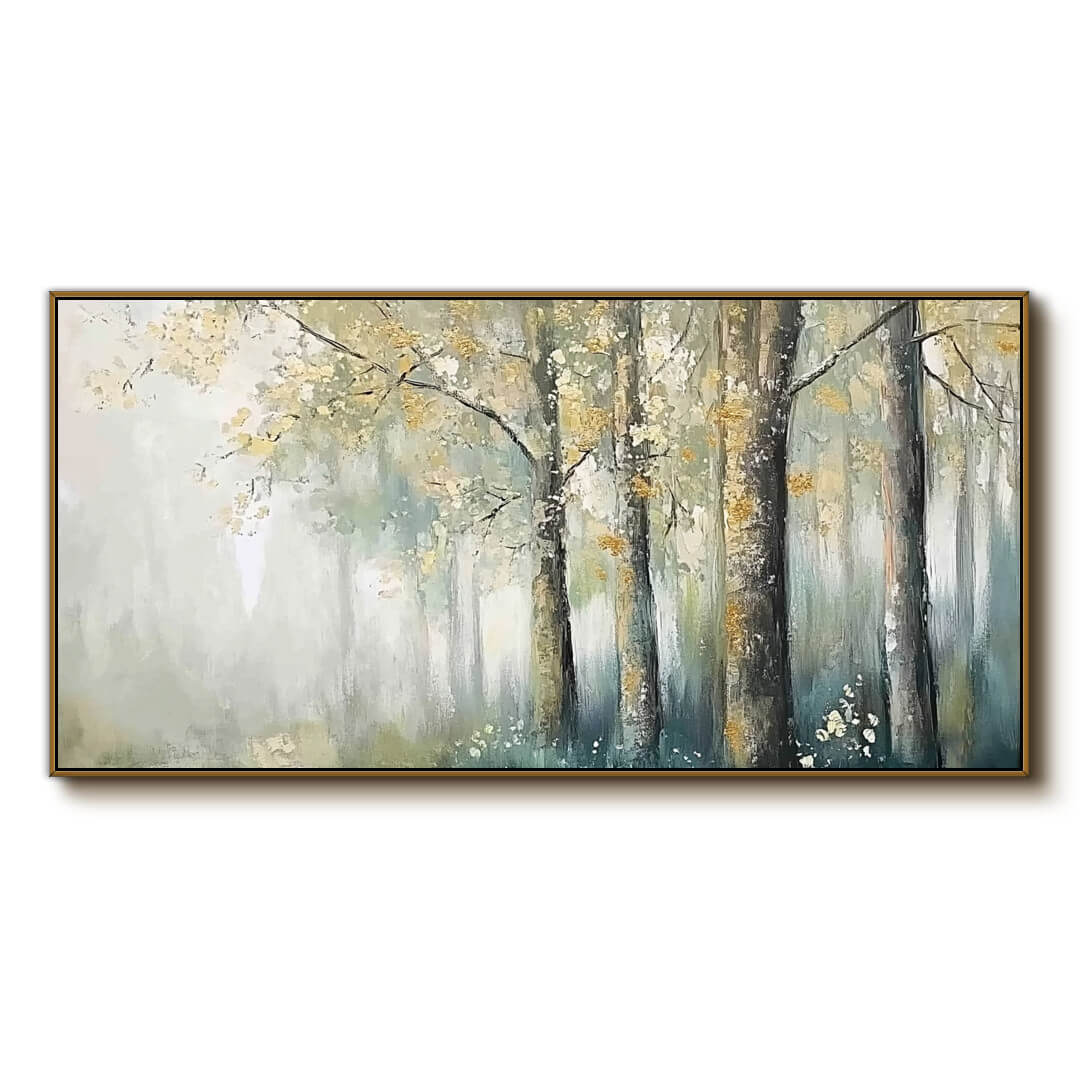 Enchanted Forest Canvas Art Serene Nature Inspired Wall Decor - Dream Forest - Hues Art Lab