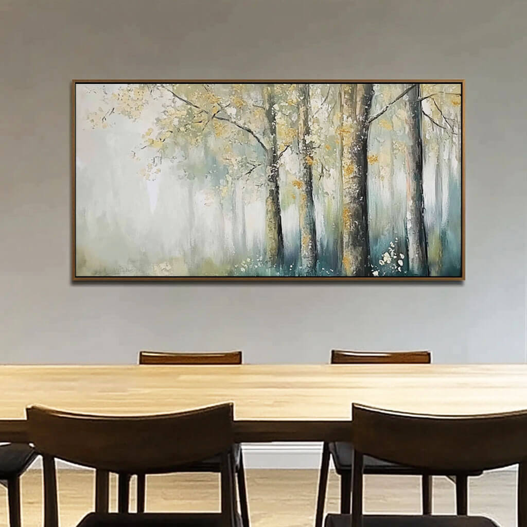 Enchanted Forest Canvas Art Serene Nature Inspired Wall Decor - Dream Forest - Hues Art Lab