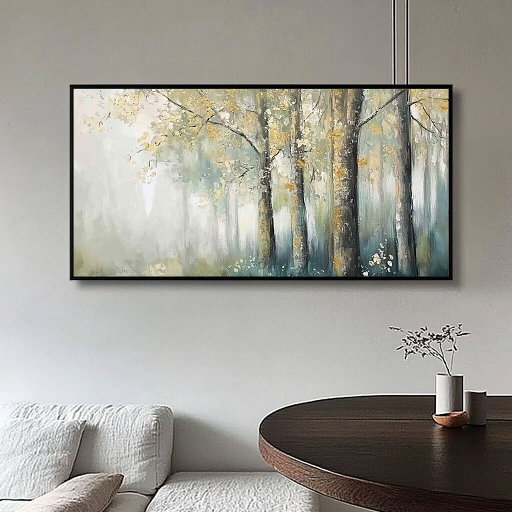 Enchanted Forest Canvas Art Serene Nature Inspired Wall Decor - Dream Forest - Hues Art Lab