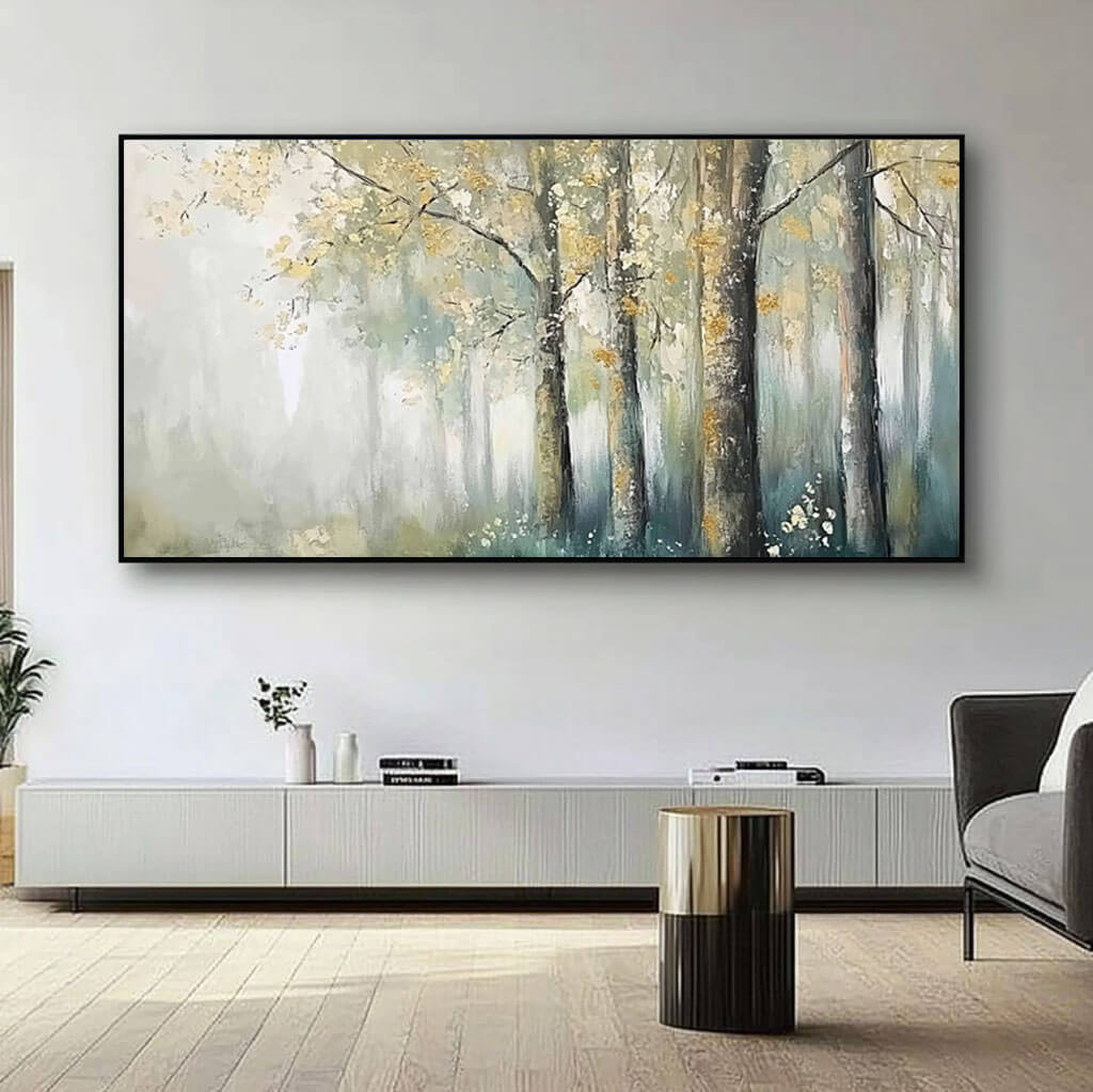 Enchanted Forest Canvas Art Serene Nature Inspired Wall Decor - Dream Forest - Hues Art Lab