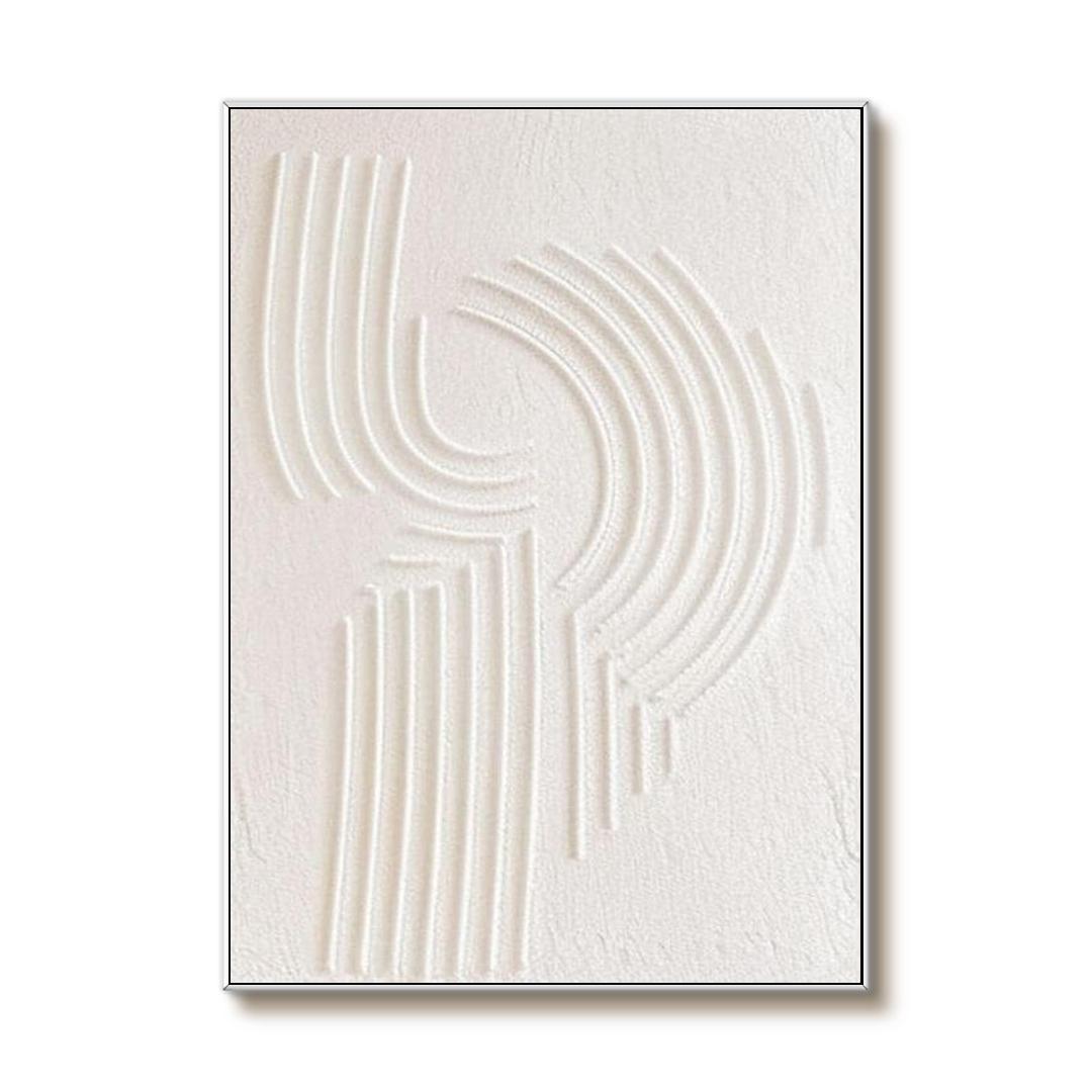 Echoes - Texture Minimalist Wall Art Painting - Hues Art Lab