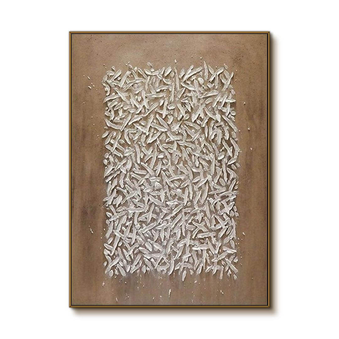 Entropy - Huge Textured Wabi-Sabi Wall Art Painting - Hues Art Lab