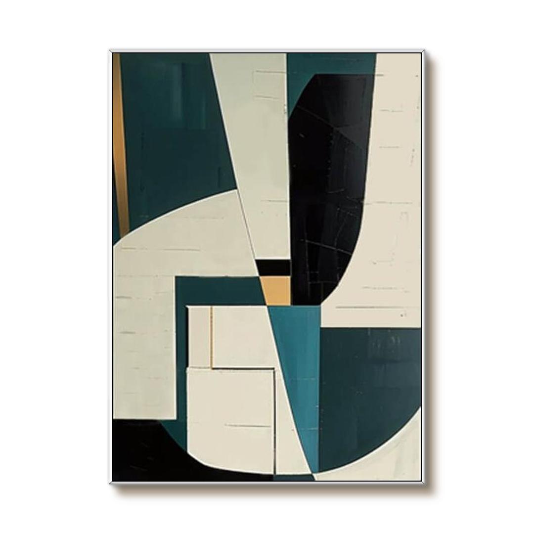 Large Abstract Canvas Art - Eternal Geometry - Hues Art Lab