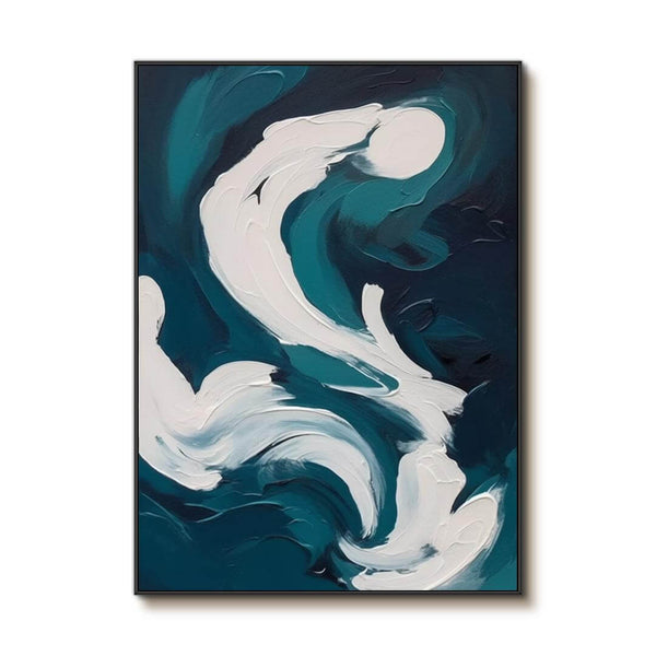 Abstract Canvas Wall Art - Ethereal Convergence - Hues Art Lab