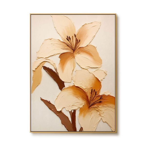 Modern Flower Art Painting - Expressive Floral - Hues Art Lab