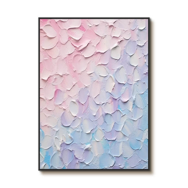 Colorful Abstract Art on Canvas - Fluid Petals - Hues Art Lab