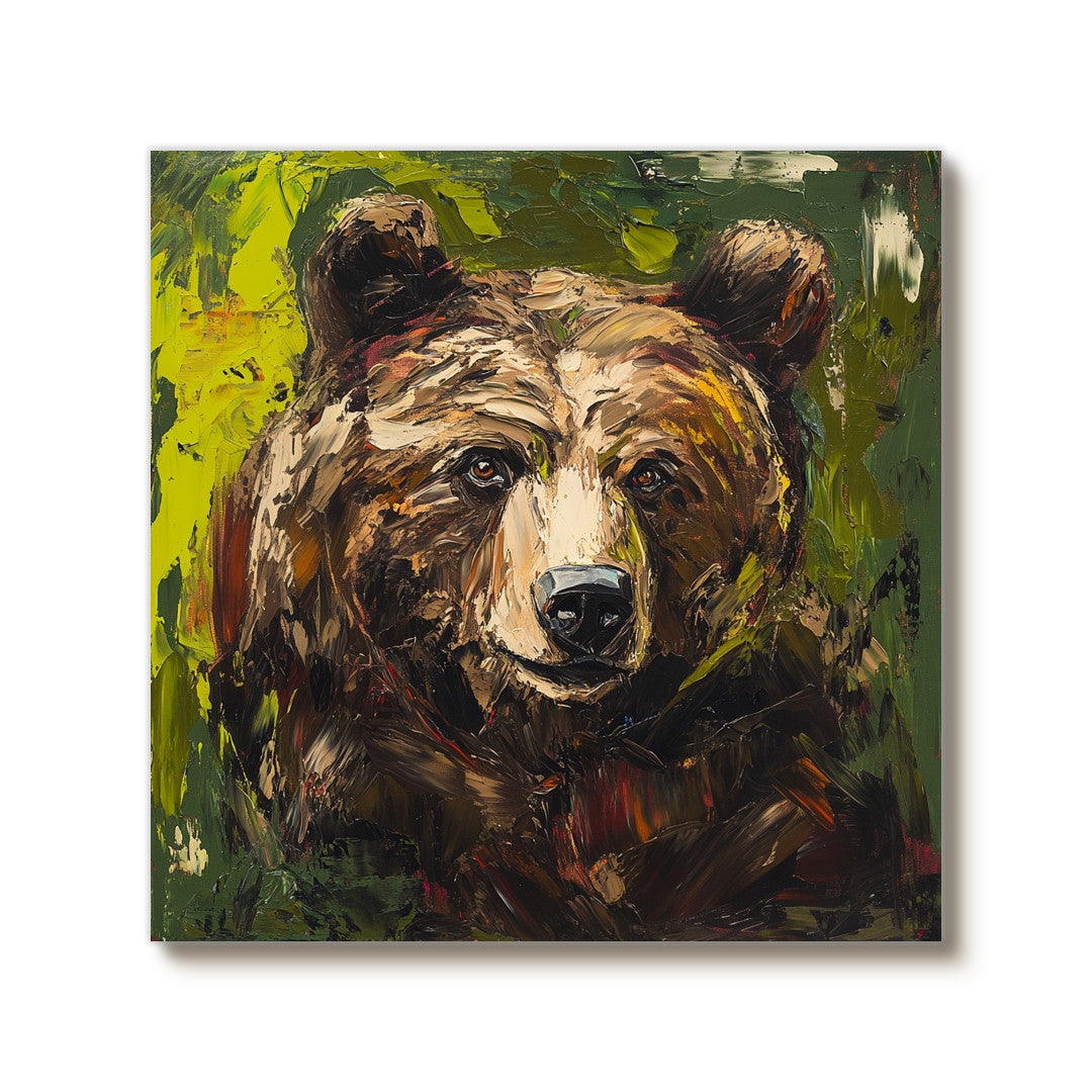Forest Guardian wildlife artwork with forest guardian subject and natural tones