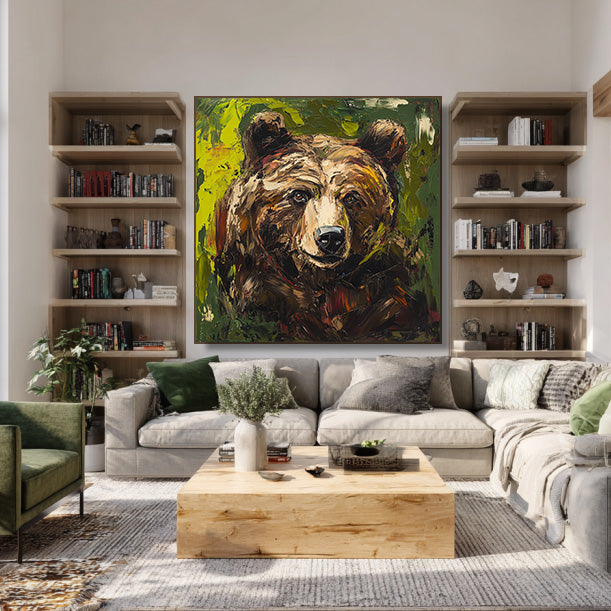 Forest Guardian gallery view of wildlife canvas wall art