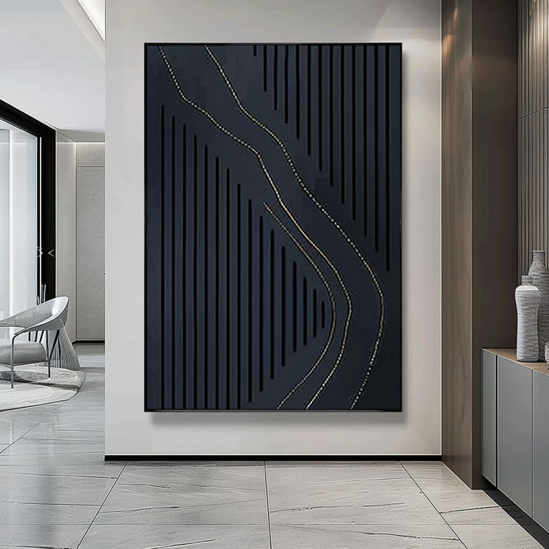 Contemporary Abstract Wall Art - Free Flow - Hues Art Lab