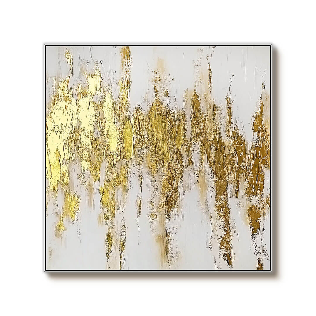 Golden Hues | Contemporary Abstract Wall Decor for Stylish Spaces - Golden Hour - Hues Art Lab