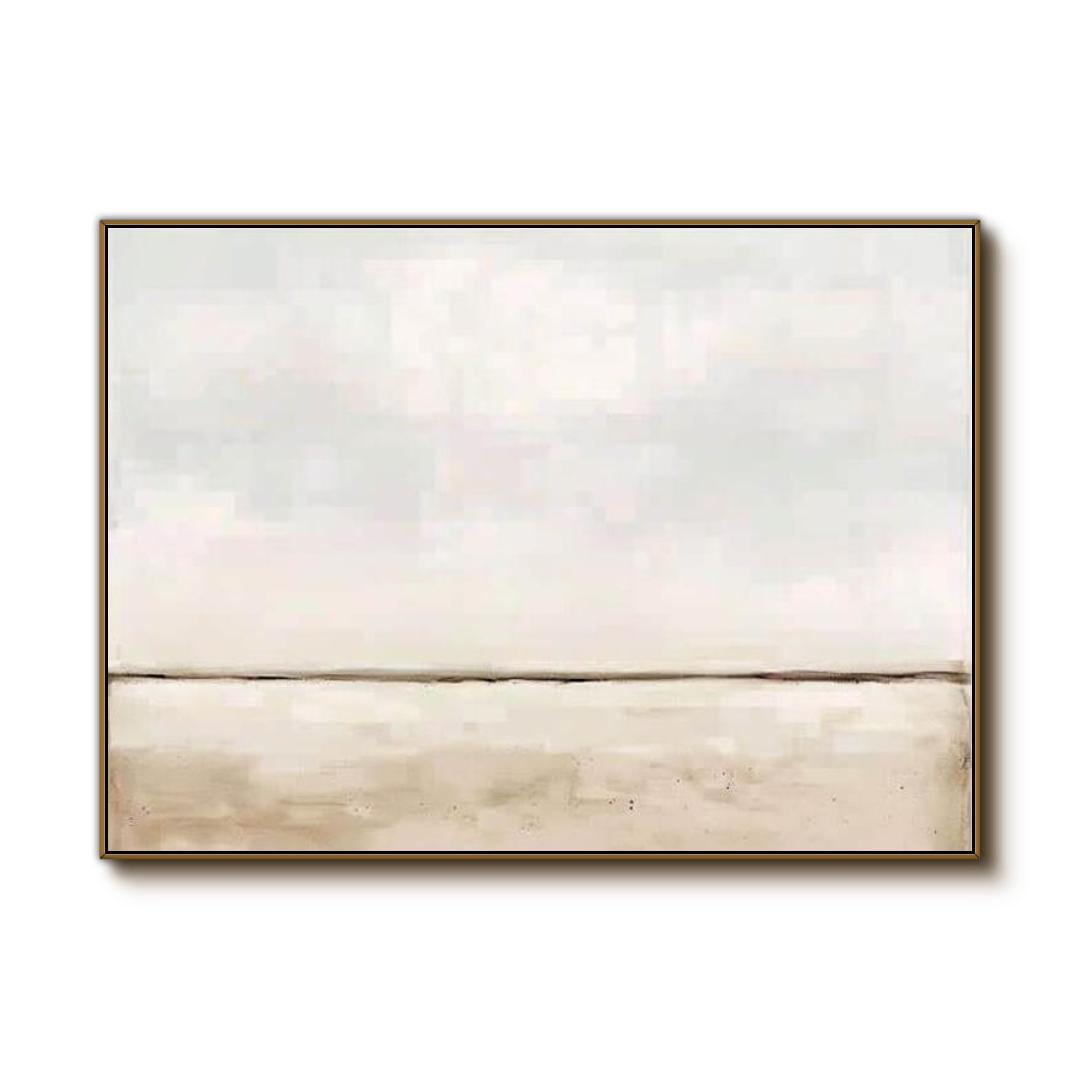 Large Abstract Canvas Art - Horizontal Flow I - Hues Art Lab