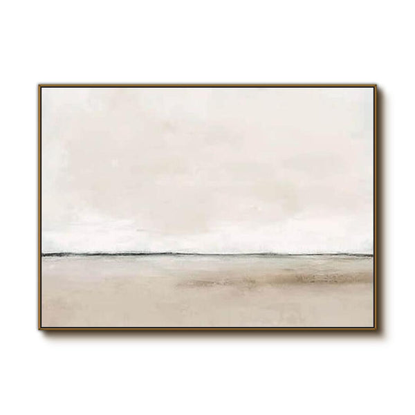 Large Abstract Wall Art Painting - Horizontal Flow - Hues Art Lab