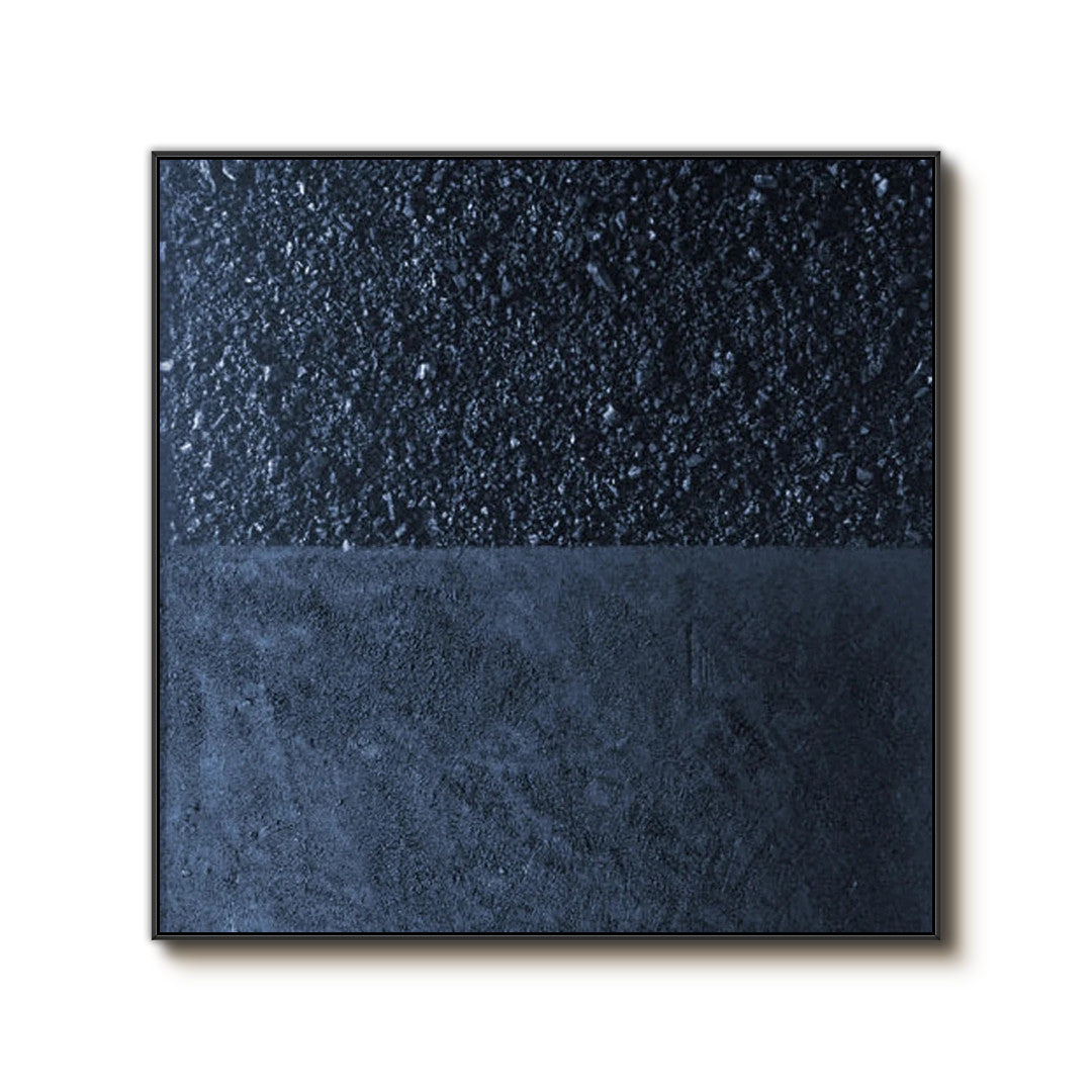 Icon of No Light dark abstract artwork with textured oil paint layers