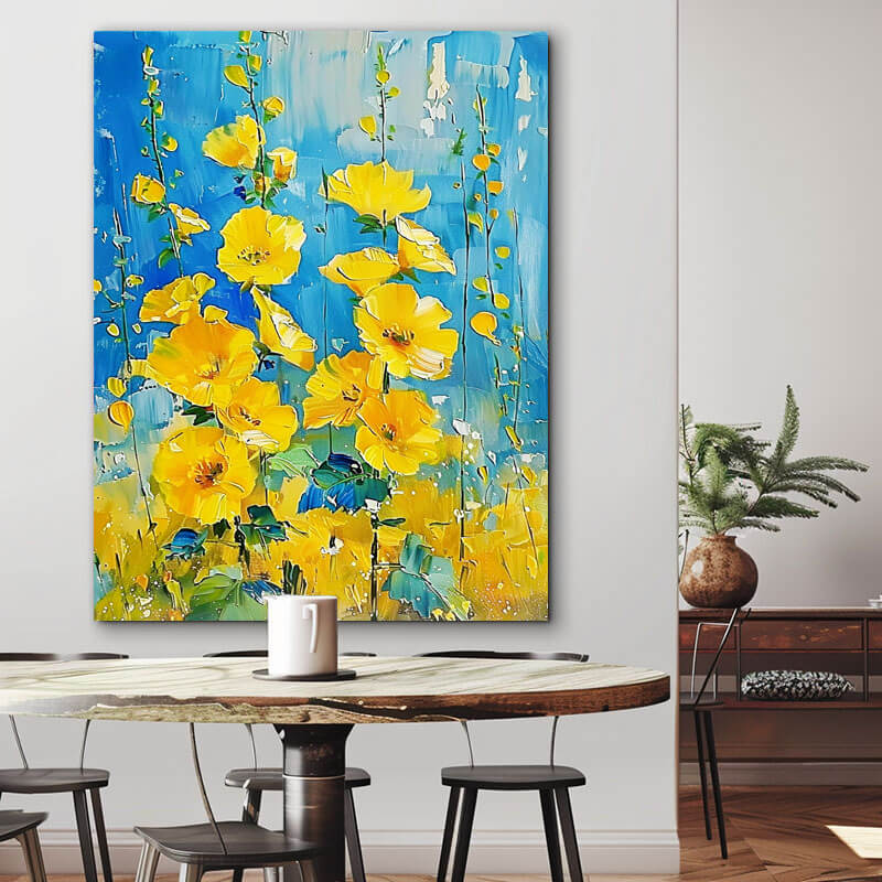 Large Abstract Art Painting - Infinite Bloom - Hues Art Lab