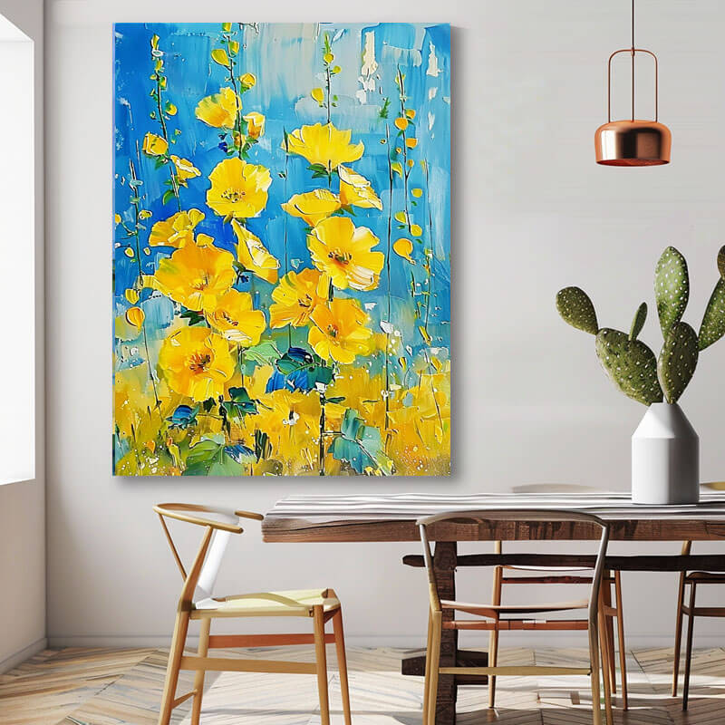 Large Abstract Art Painting - Infinite Bloom - Hues Art Lab