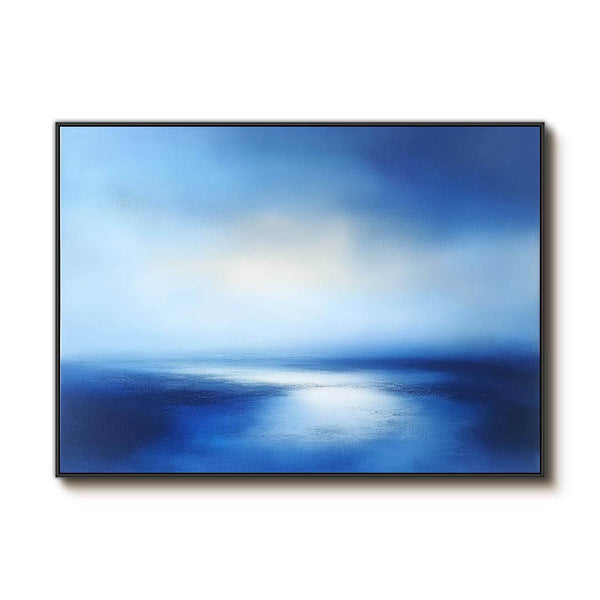 Contemporary Abstract Art - Infinite Blue - Hues Art Lab