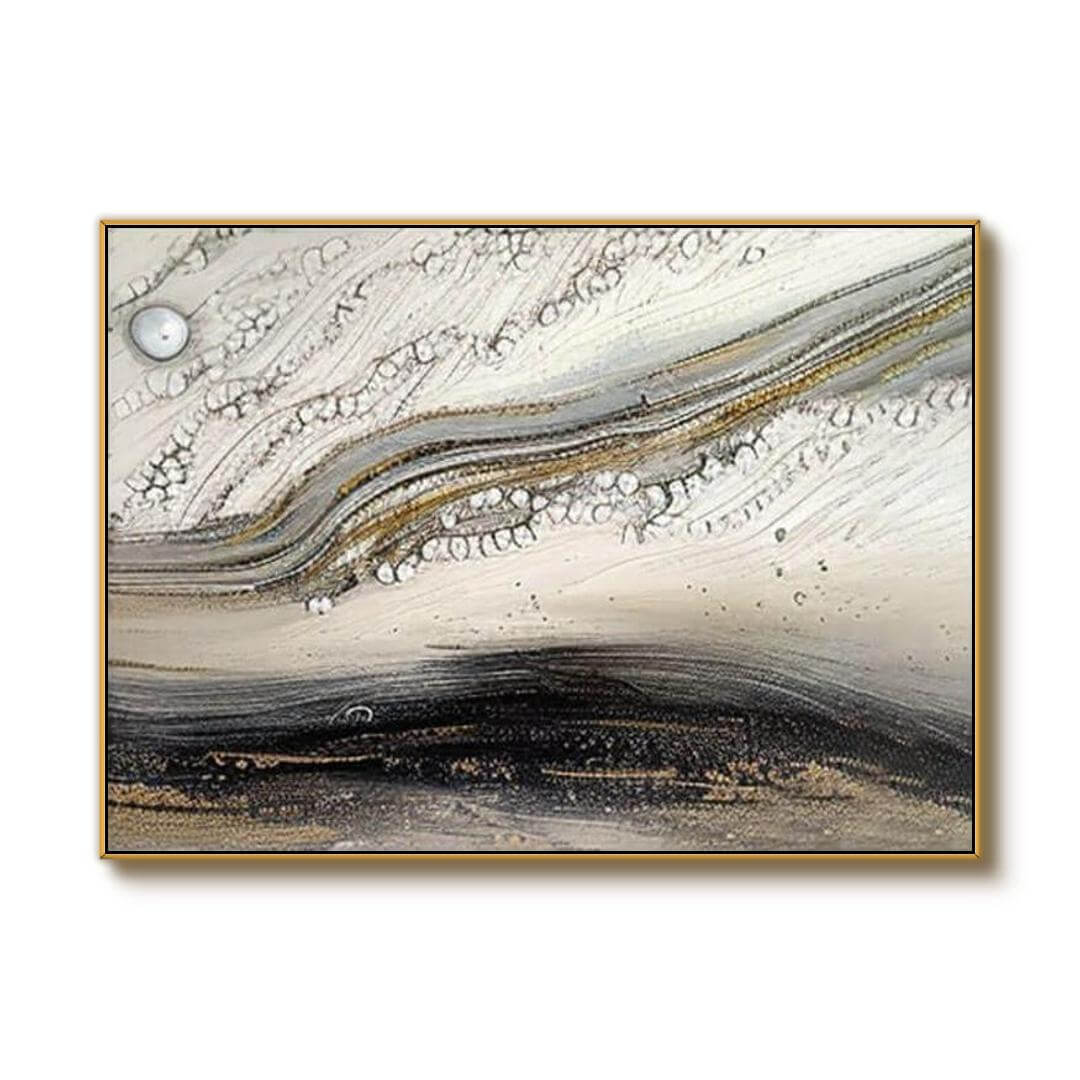 Large Abstract Canvas Art - Interstellar Dust - Hues Art Lab