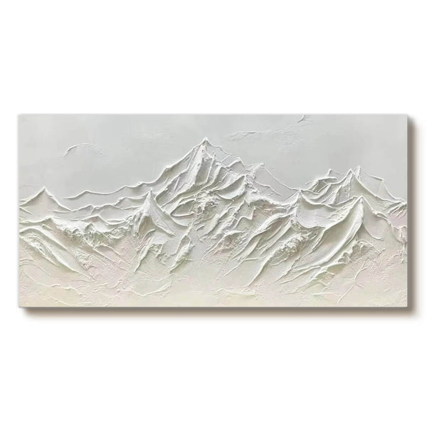 Mountain Forms - Textured Abstract Wall Art Painting