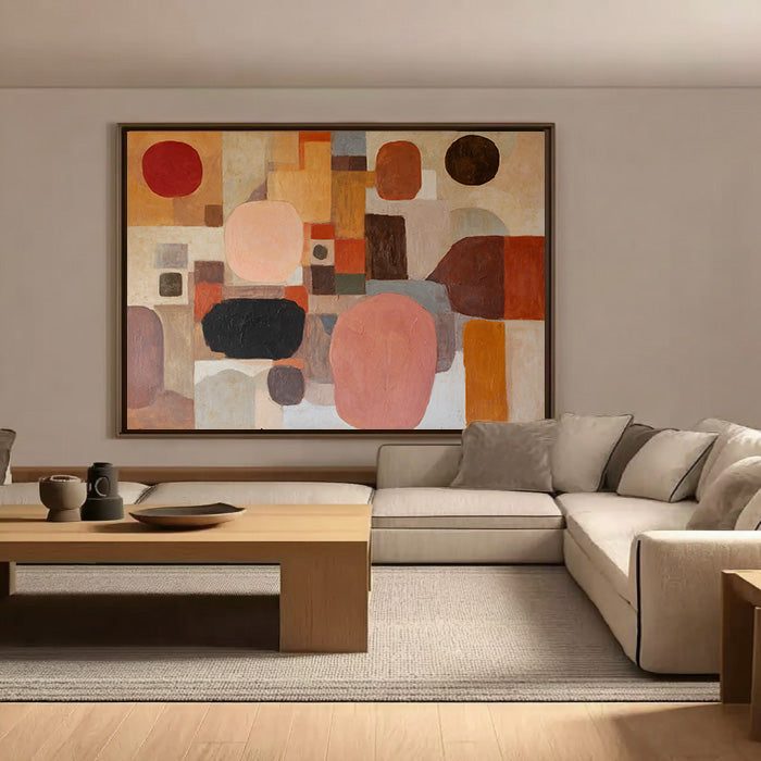 Organic Forms large organic abstract wall art for contemporary decor