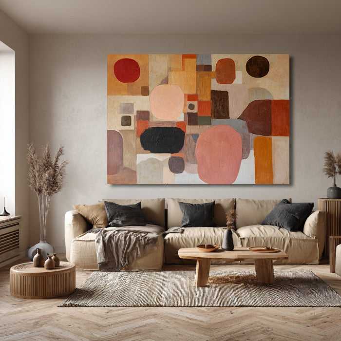 Organic Forms gallery view of organic geometric canvas art
