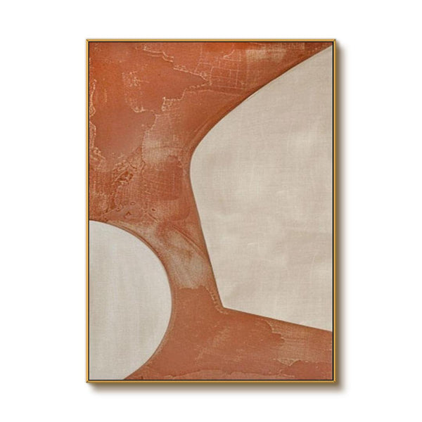 Modern Abstract Wall Art Painting - Organic Geometry - Hues Art Lab