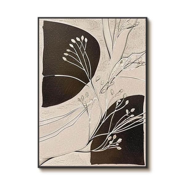 Plant Life - Large Original Botanical Wall Art Painting - Hues Art Lab