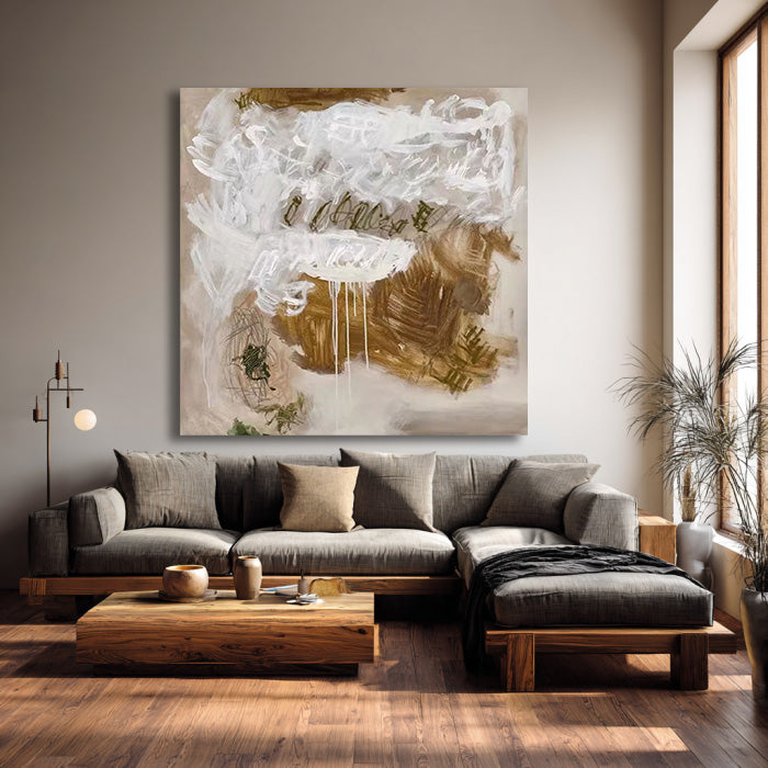 Poetry of Earth Tones large earth tone wall art for contemporary decor