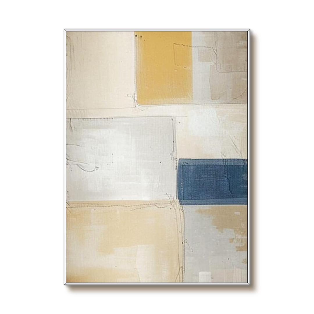 Large Wabi Sabi Minimalist Wall Art Painting - Proximity - Hues Art Lab