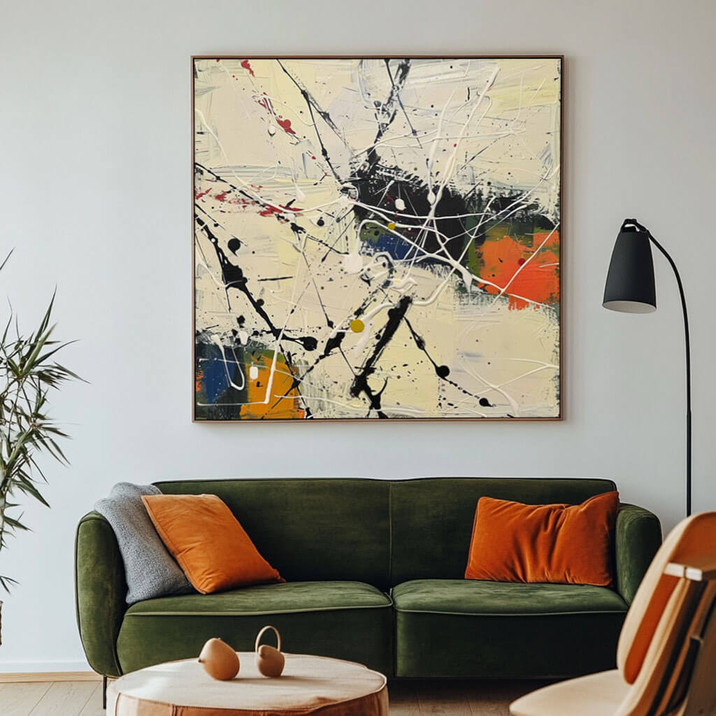 Signals in Motion - Abstract Expressionist Painting