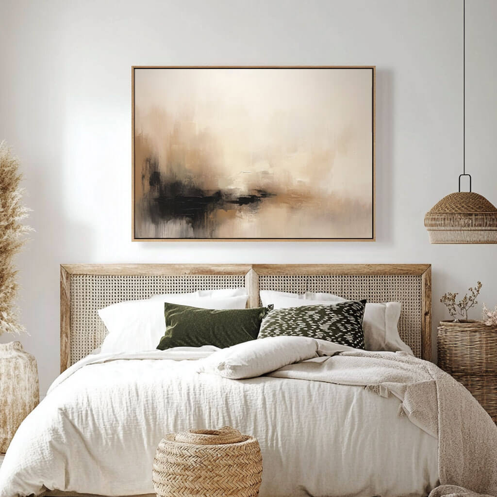 Large Abstract Wall Art Painting - Solitude - Hues Art Lab