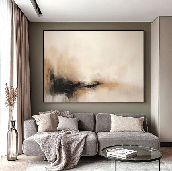 Large Abstract Wall Art Painting - Solitude - Hues Art Lab