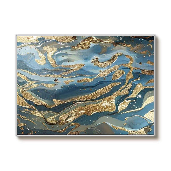 Large Original Wall Art Painting - Sparkling - Hues Art Lab