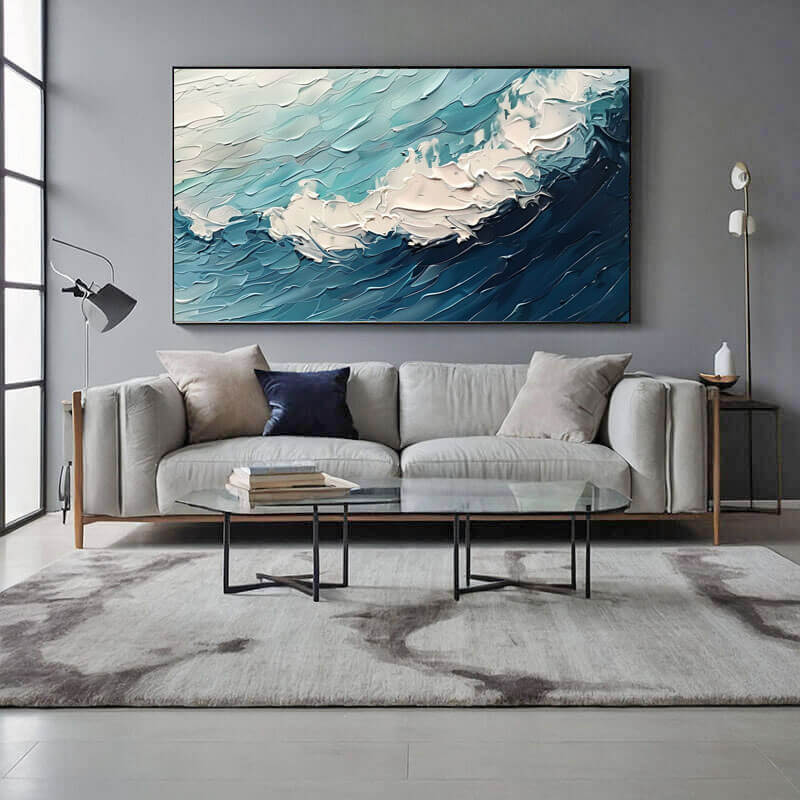 Symphony of the Sea - Large Landscape Wall Art - Hues Art Lab