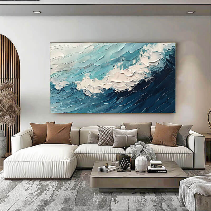 Symphony of the Sea - Large Seascape Wall Art - Hues Art Lab