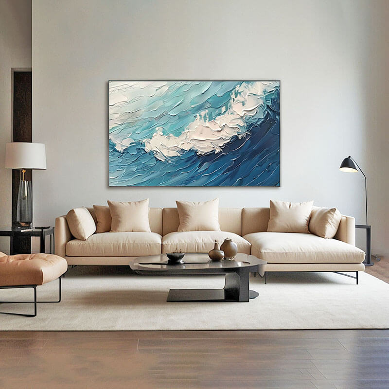 Symphony of the Sea - Large Seascape Wall Art - Hues Art Lab