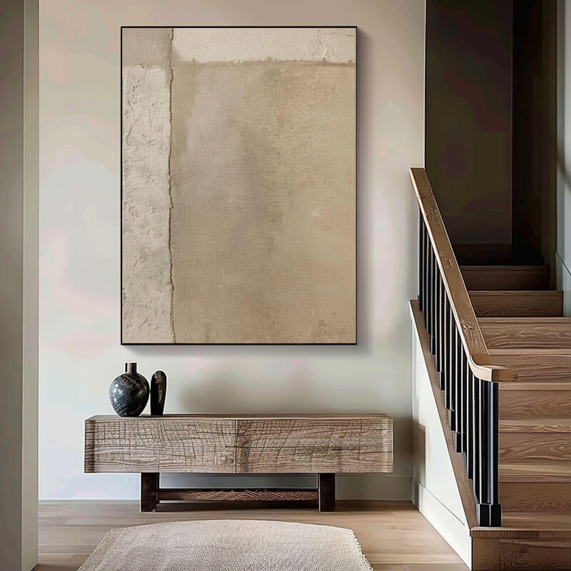 Tableau I - Brown Wabi Sabi Textured Wall Art - Hues Art Lab