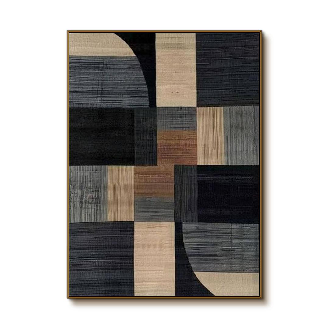 Brown Wabi Sabi Textured Wall Art - Tenet - Hues Art Lab