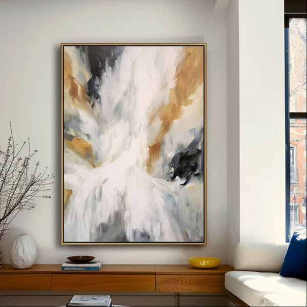 Contemporary Abstract Art Painting - The Light Within - Hues Art Lab