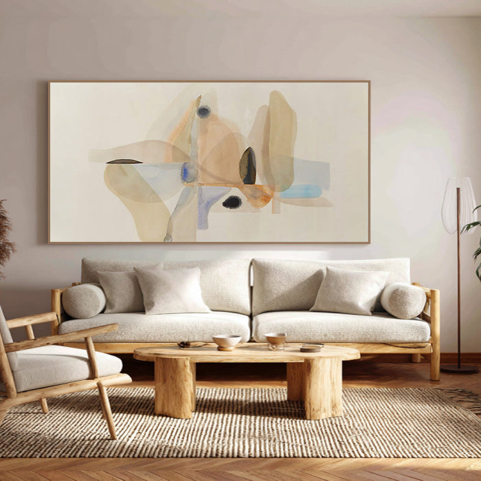 The Zen of Breathing large minimalist abstract wall art for calm decor