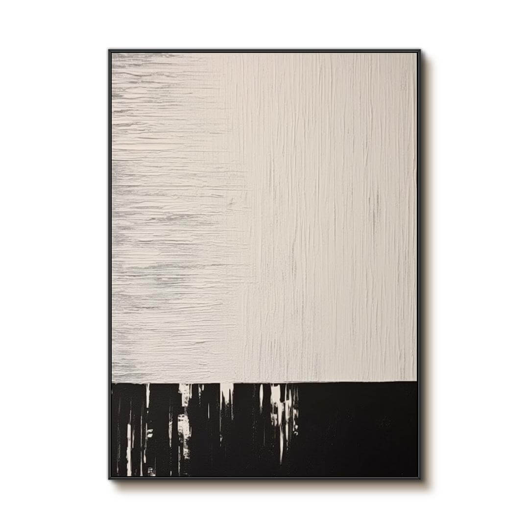 Minimalist Textured Wall Art Painting - Transborder - Hues Art Lab