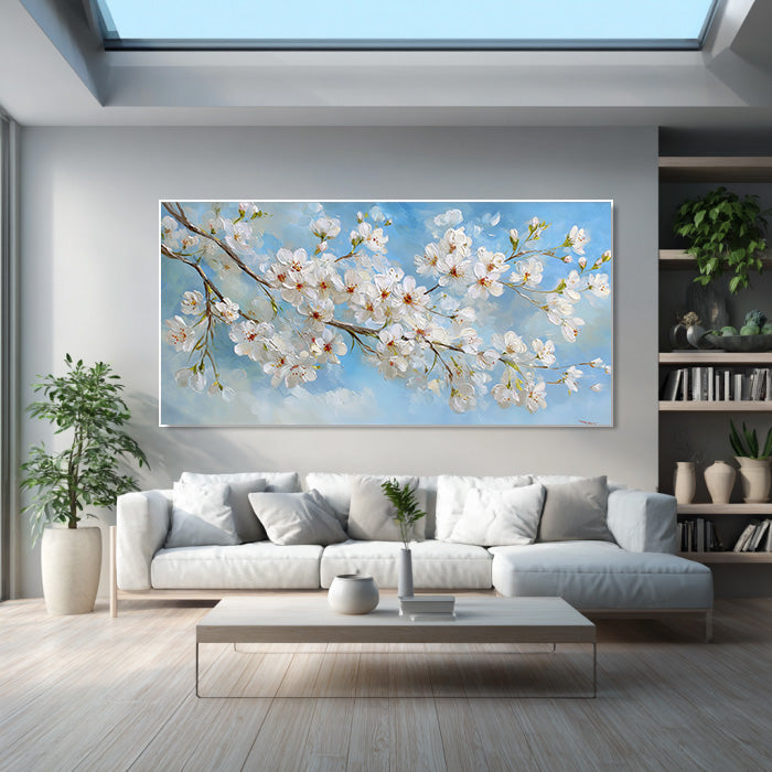 Vitality on the Branch gallery view of cherry blossom canvas art